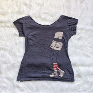 Grungy F21 Backless Top